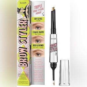 Benefit Brow Styler Pencil & Powder Eyebrows- COOL LIGHT BLONDE 1 -Full Size NEW